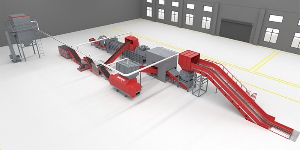 工业垃圾处理整体解决方案——恩派特RDF破碎生产线